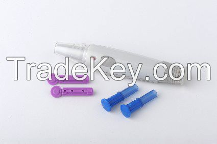 6 Penetration Depth Lancing Device for Glucose Testing CE Standard