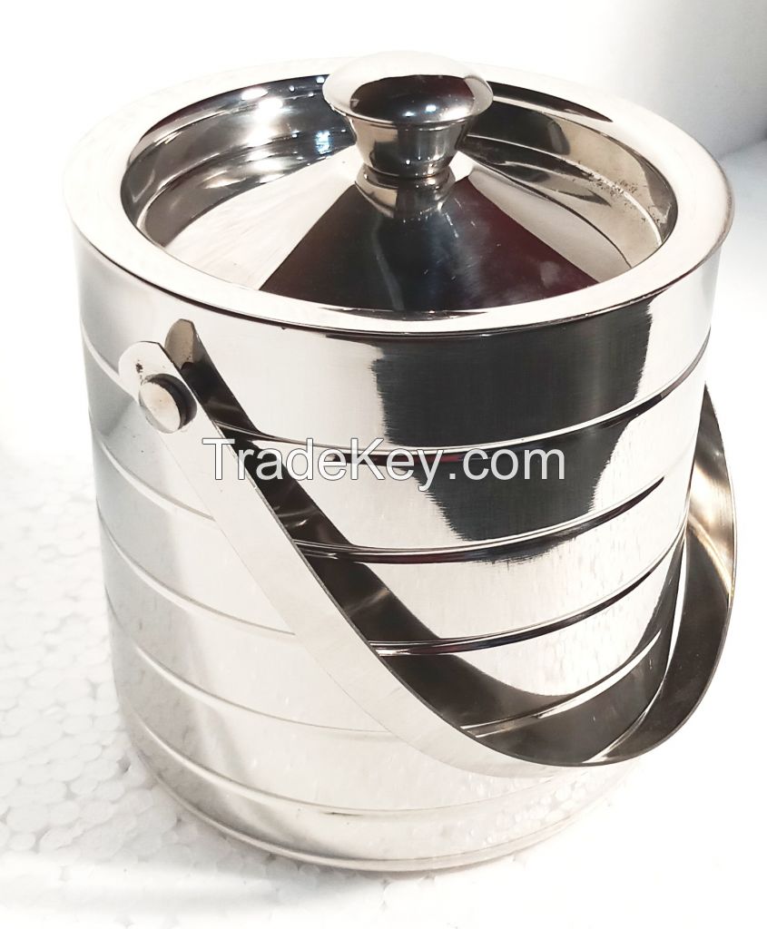 Graminheet Stainless Steel Ice Bucket 1500ml Fancy 1