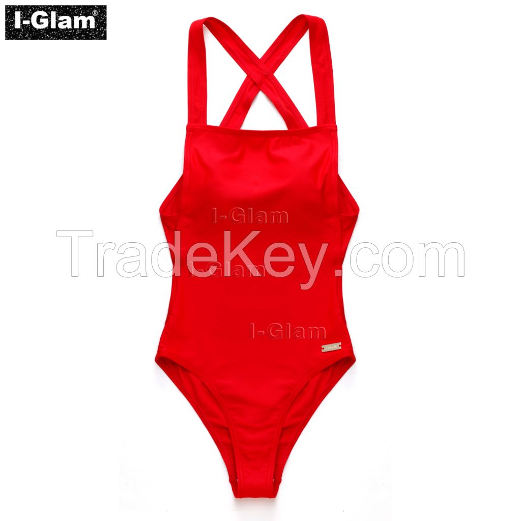 I-Glam Sexy Red One-piece Bikini Swimwear