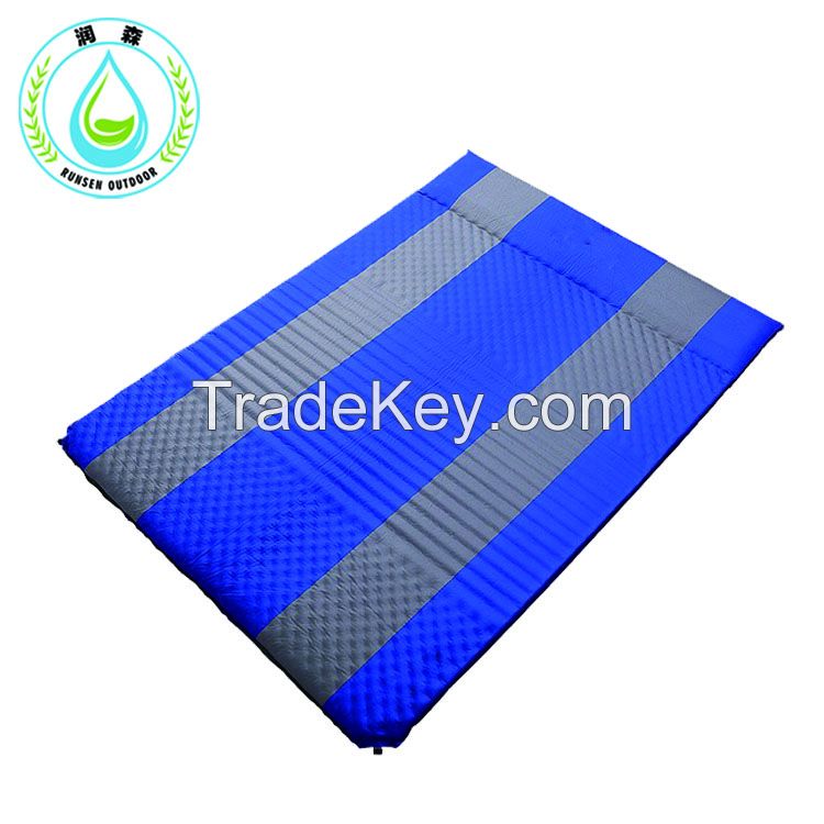 2 Person Self-Inflating Mattress Hiking outdoor Pad Travel Moisture-proof mat