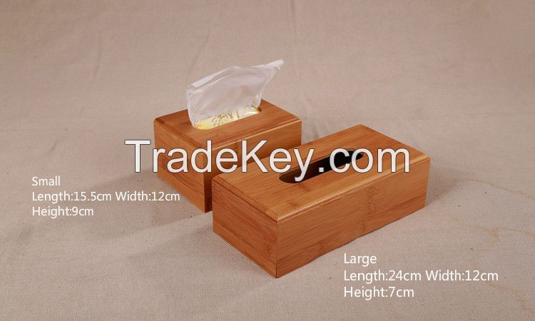 Vintage Wooden /bamboo Multifunction Desktop Tissue Napkin Box Storage Case Jewelry Cellphone Remote Control Stationery Storage Boxes