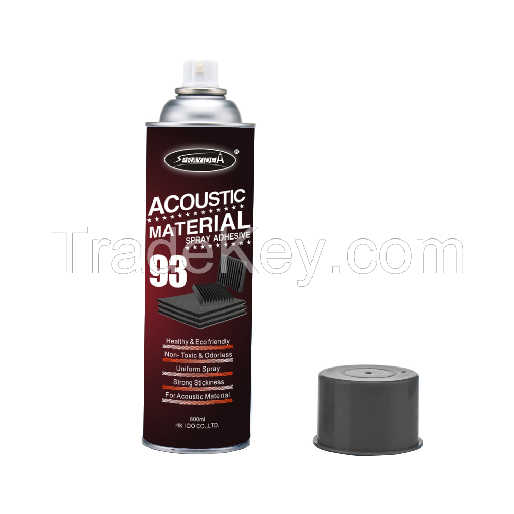 Sprayidea 93 New invention acoustic sponge insulation material spray adhesive