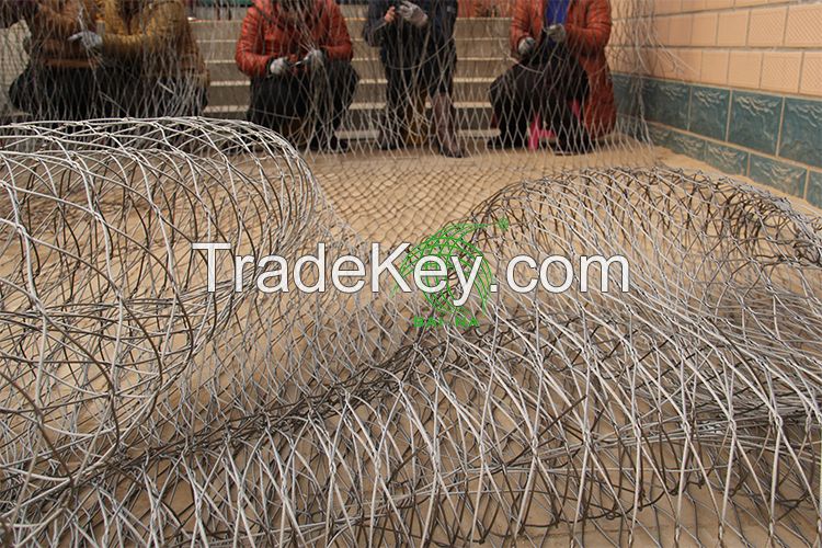 Stainless steel 304 woven rope mesh for Zoo