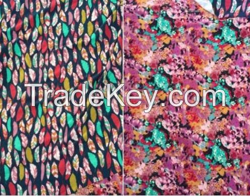 Poly Spandex Print Knit Brushed 180gsm 160cm