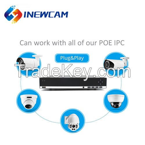 8CH 4MP P2p Poe P&P CCTV Network Video Recorder