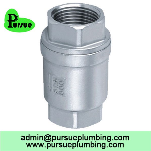 stainless steel 304 316 vertical lift check valve china supplier