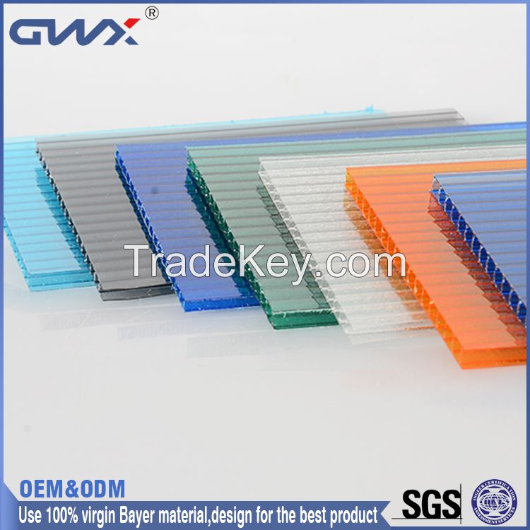 polycarbonate roofing sheet for green house polycarbonate multi-wall sheet 