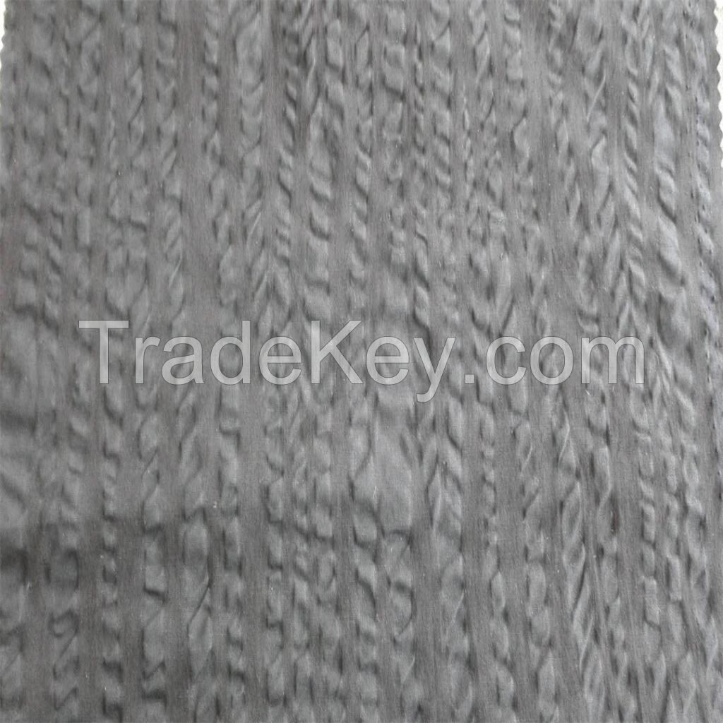 98%cotton 2% spandex woven fabric of foaming print