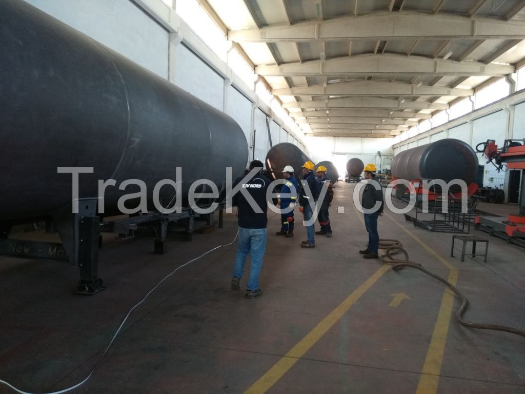 LPG transport tank trailers