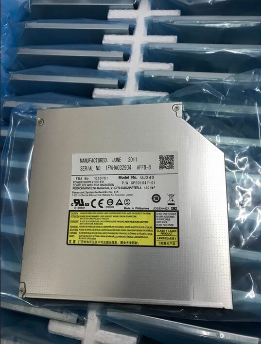 original Brand new UJ240 UJ-240 laptop Internal Blu-ray DVD burner dvd-rw drive  SATA interface, 12.7mm height, tray load.