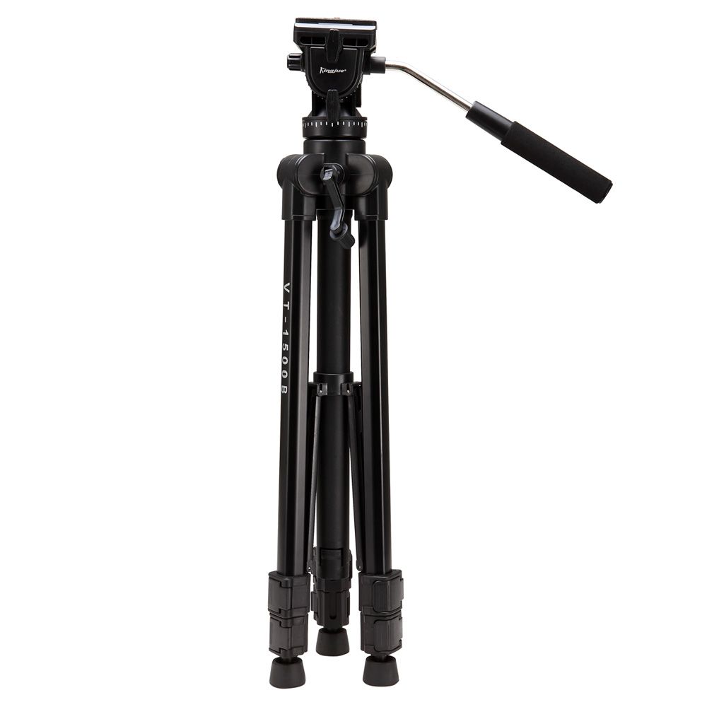 OEM Kingjoy 3 section professional vidoe camera photographic tripod for bird watching