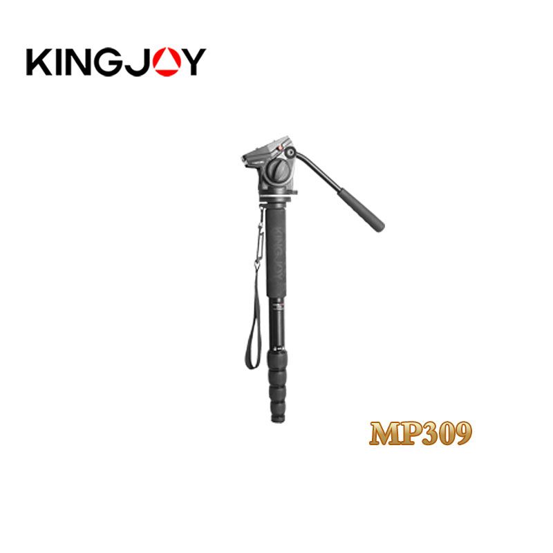 OEM Kingjoy 5 section flip lock lightweight aluminum camera monopod for travel