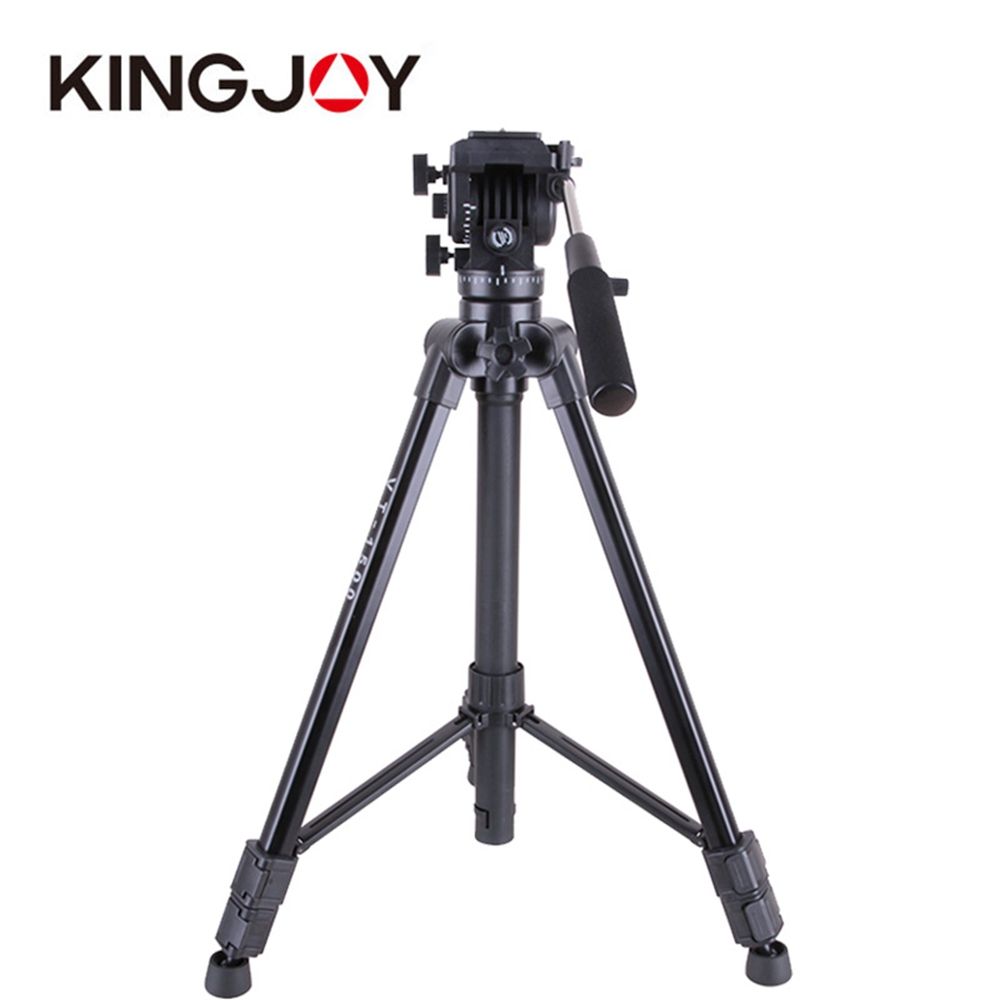 OEM Kingjoy 3 section professional vidoe camera photographic tripod for bird watching