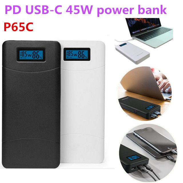 2018 new products usb c power bank for macbook pro with 15v 3a 20v 2a 45W 20000mah