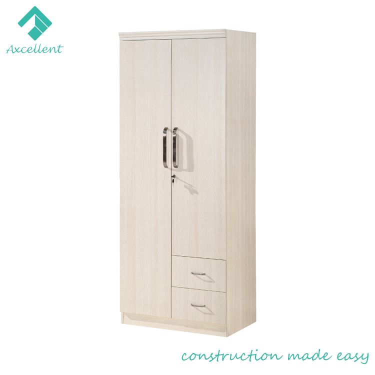 Foshan manufacturer low price MDF wooden bedroom wardrobe