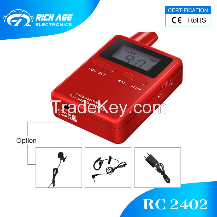 RichiTek 2018 BEST SELLING tour guide system audio for travel agency