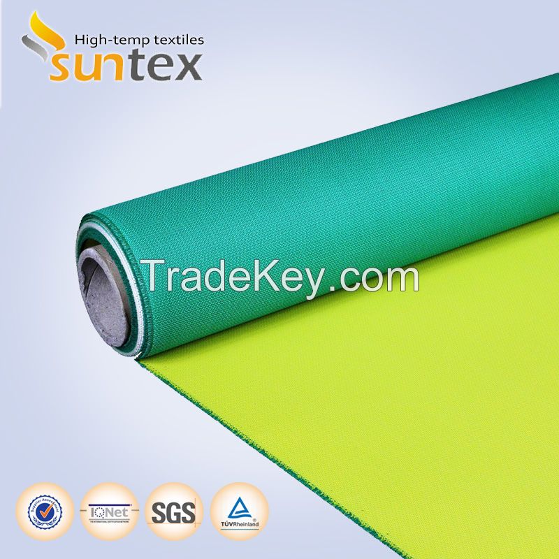 24 oz Thermal PU fiberglass fabric insulation fireproof material