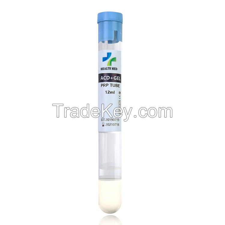 Prp Gel Tubes PRP Tube Vacuum Blood Collection Plasma PRP Gel Tubes Platelet Therapy