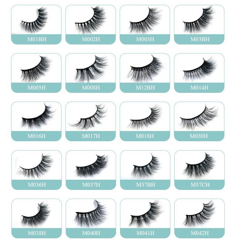 High Quality False Eyelashes 3D Real Mink Fur Lashes