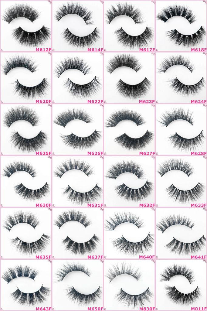 High Quality False Eyelashes 3D Real Mink Fur Lashes