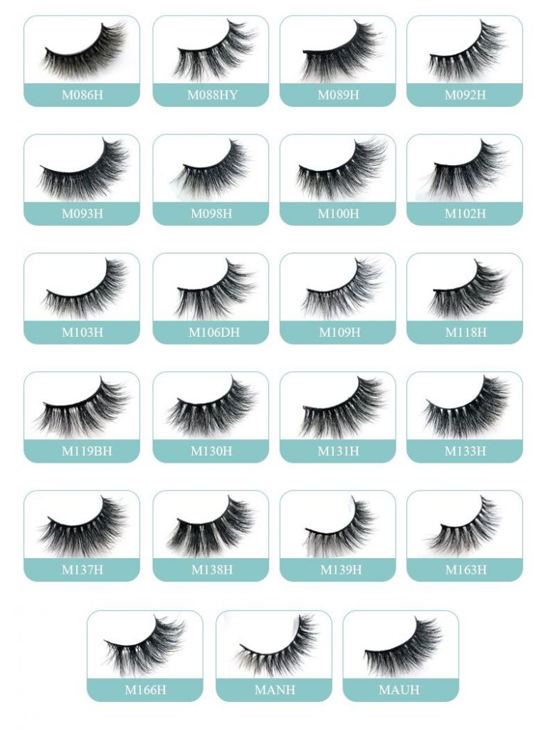 High Quality False Eyelashes 3D Real Mink Fur Lashes