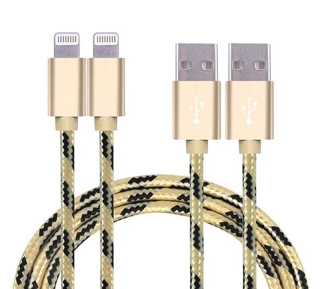 Braided USB Cable  MFi Certified for Apple