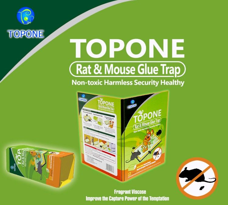 Green Environmental Protection And Powerful Paper Board Mouse Glue Trap For Food Factory