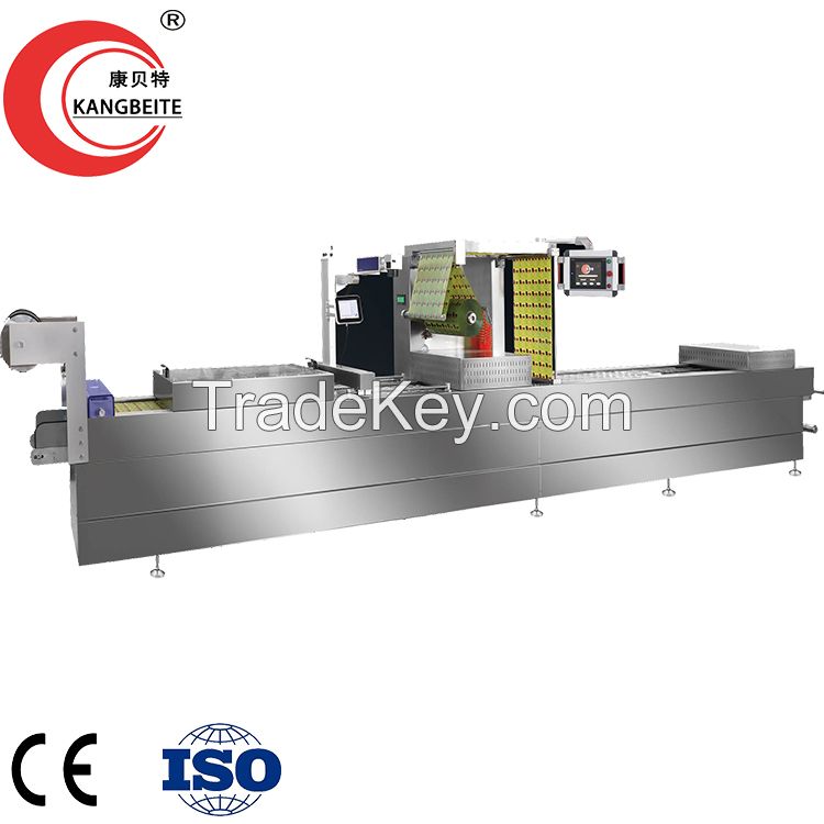 Automatic tray sealing machine for fast food frozen seafood meat