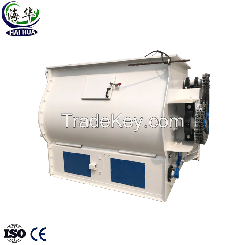 High Efficient Double Shaft Paddle Feed Mixer Machine