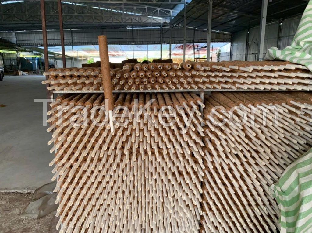 NATURAL COCONUT FIBER PIPE PROP FROM VIETNAM, PROVIDING SOLID SUPPORT AND STRUCTURAL PROTECTION