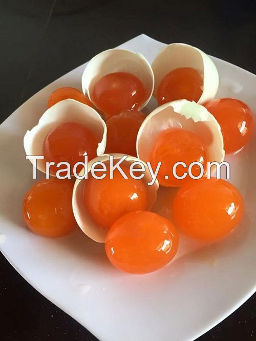 TOP-QUALITY SALTED DUCK EGG YOLKS / SAVORY FLAVOR &amp; LONG SHELF LIFE / BEST PRICES FOR LARGE ORDERS / MADE IN VIETNAM