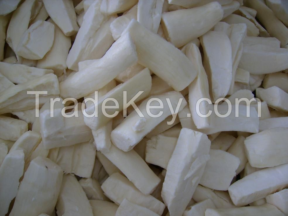 PREPARED FROZEN CASSAVA / TRADITIONAL ROOT / CLEAN LABEL / PLANT BASED
