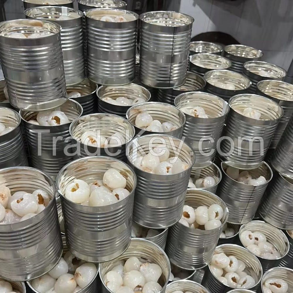 NATURAL CANNED LYCHEE / CLEAN LABEL / PLANT-BASED / READY TO EAT