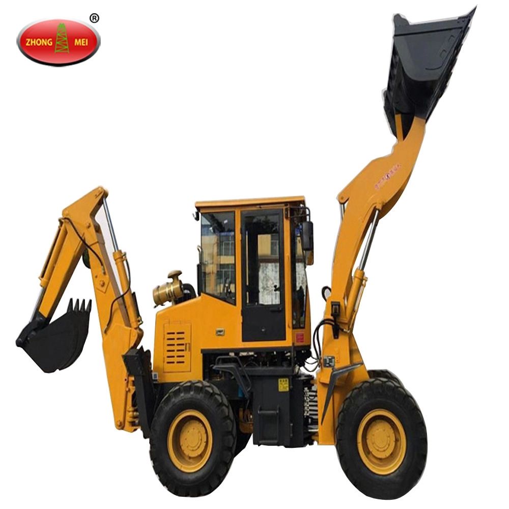 Construction Tunnel Mini Hydraulic Wheel Backhoe Loader