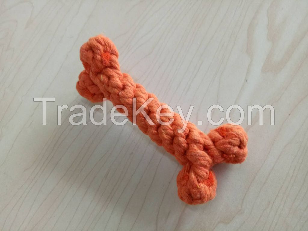 Teeth Cleaning Cotton Rope Dog Toy