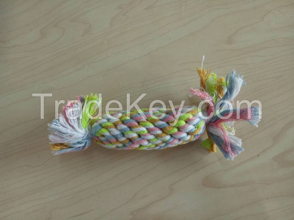 Teeth Cleaning Cotton Rope Dog Toy