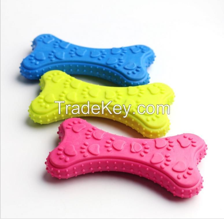 Hot Sell High Quality Bone Shape Vinyl Pet Dog Toys