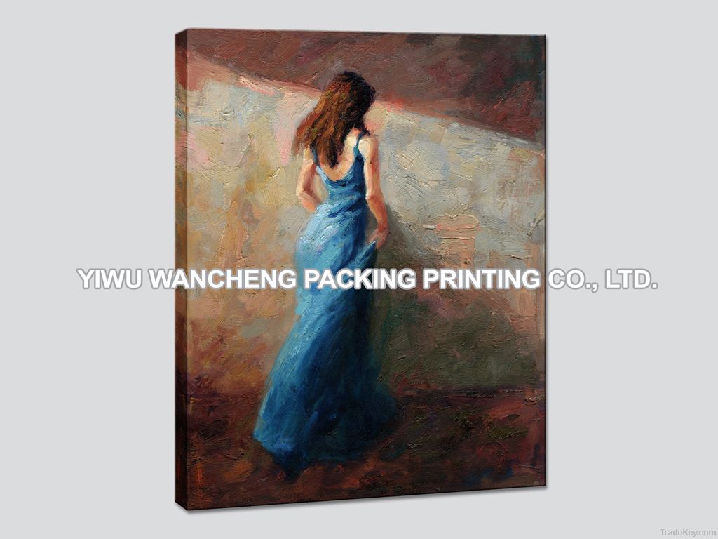 Girls Portrait Oil Painting Canvas Prints