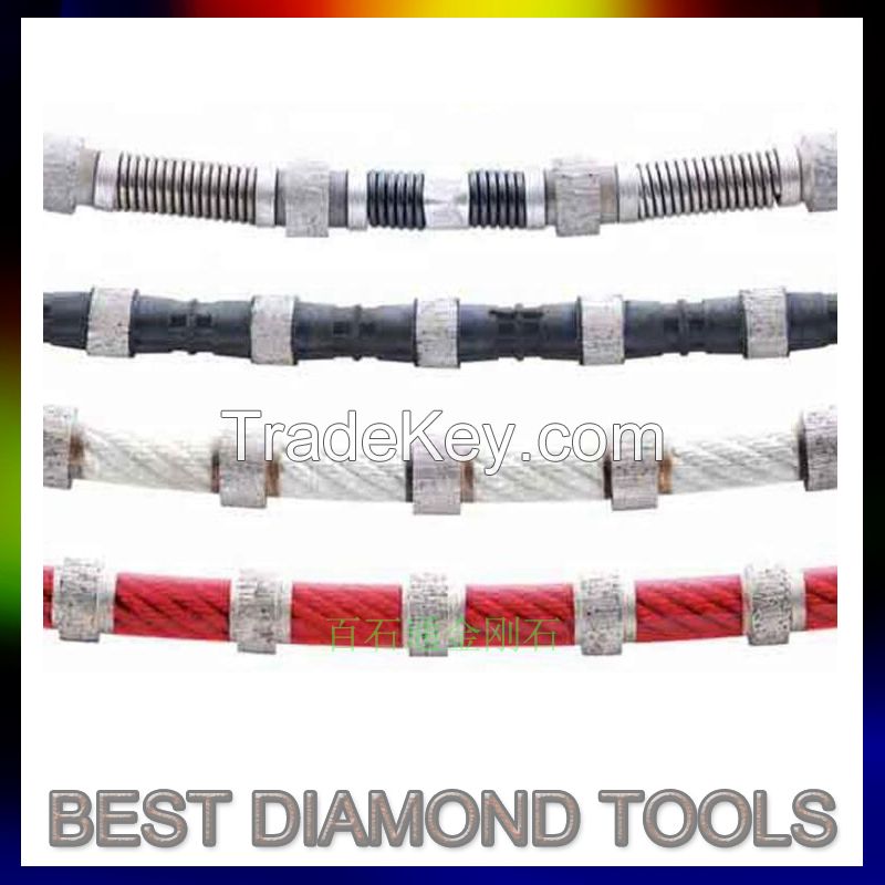 11.5mm Quarry Block Cutting Diamond Wire Saw 