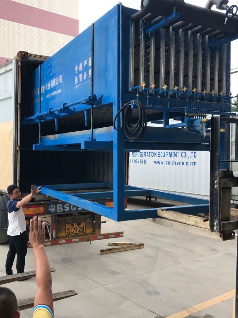 10tons automatic control direct cooling ice block machine