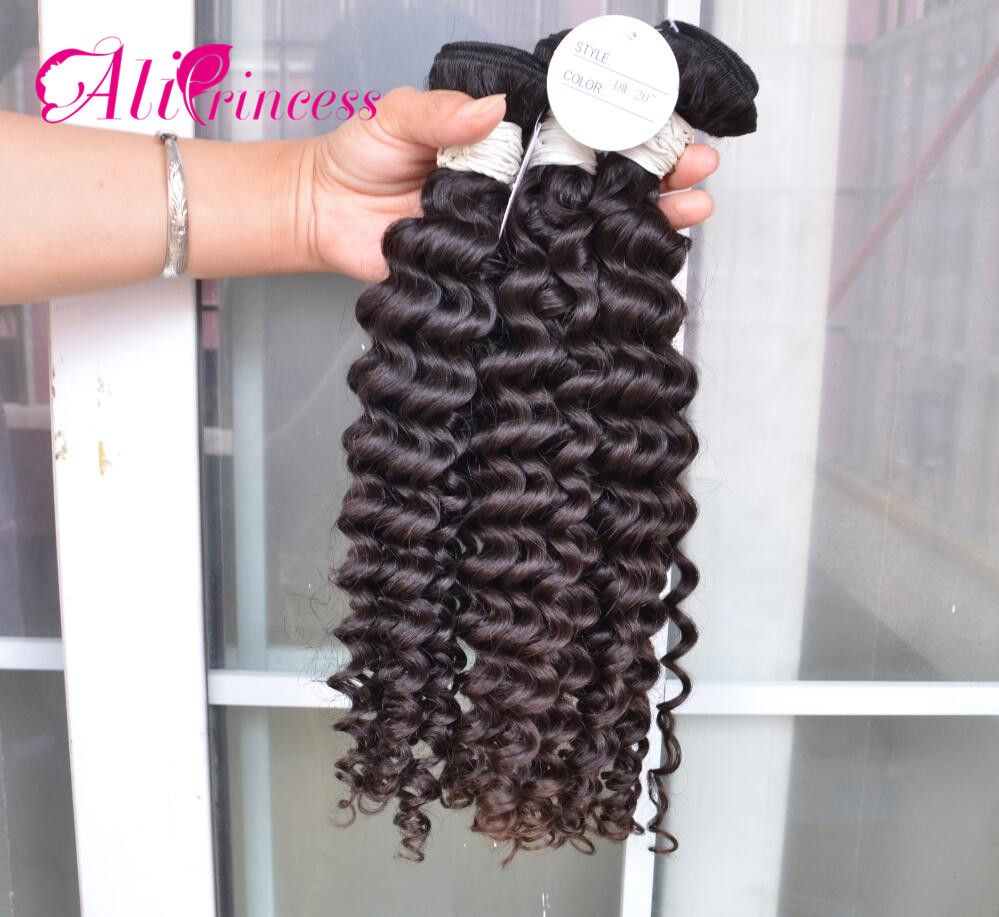 Deep Wave Virgin Human Hair Weaves