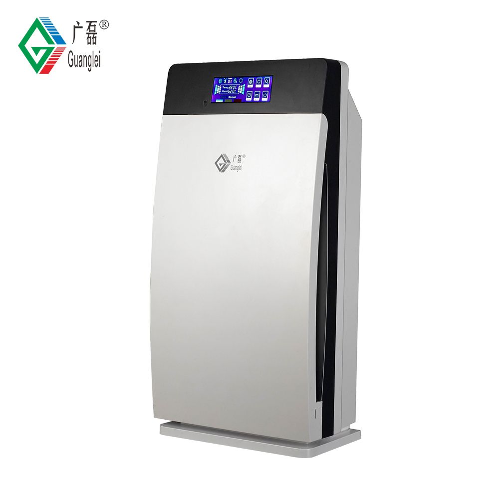 Touch screen negative ion ozone HEPA air purifier