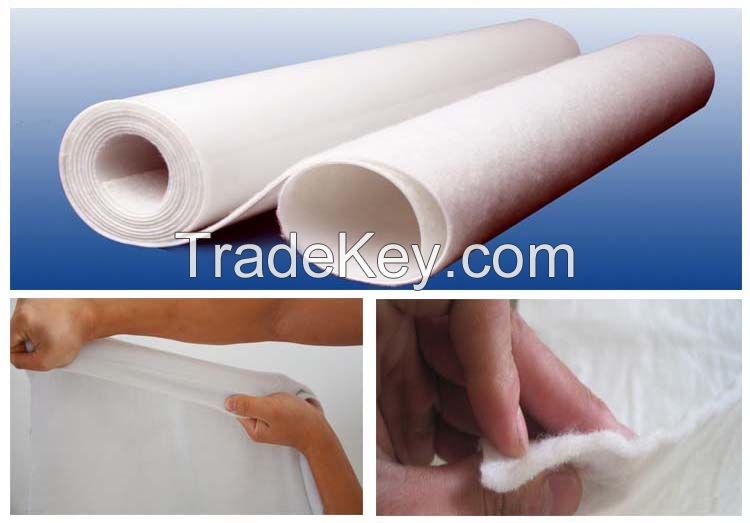 Non woven polypropylene/polyester geotextile for earthwork