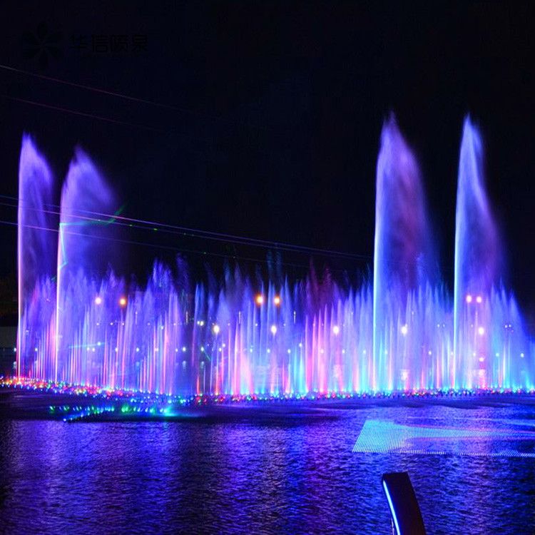 2D Musical Chasing Dancing Fountain With RGB LED DMX