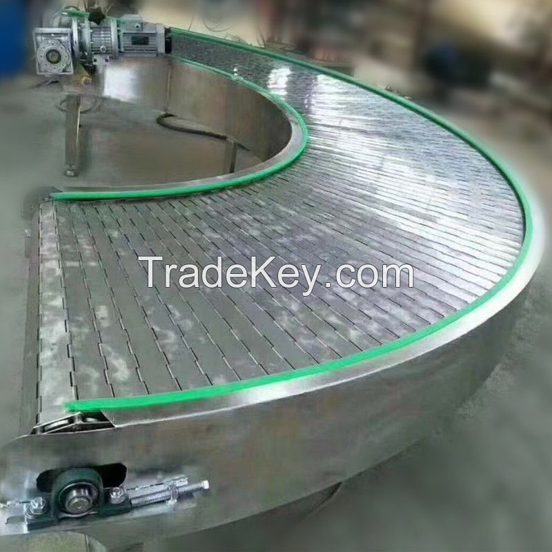 Metal Belt Conveyor Machine for food processing industry