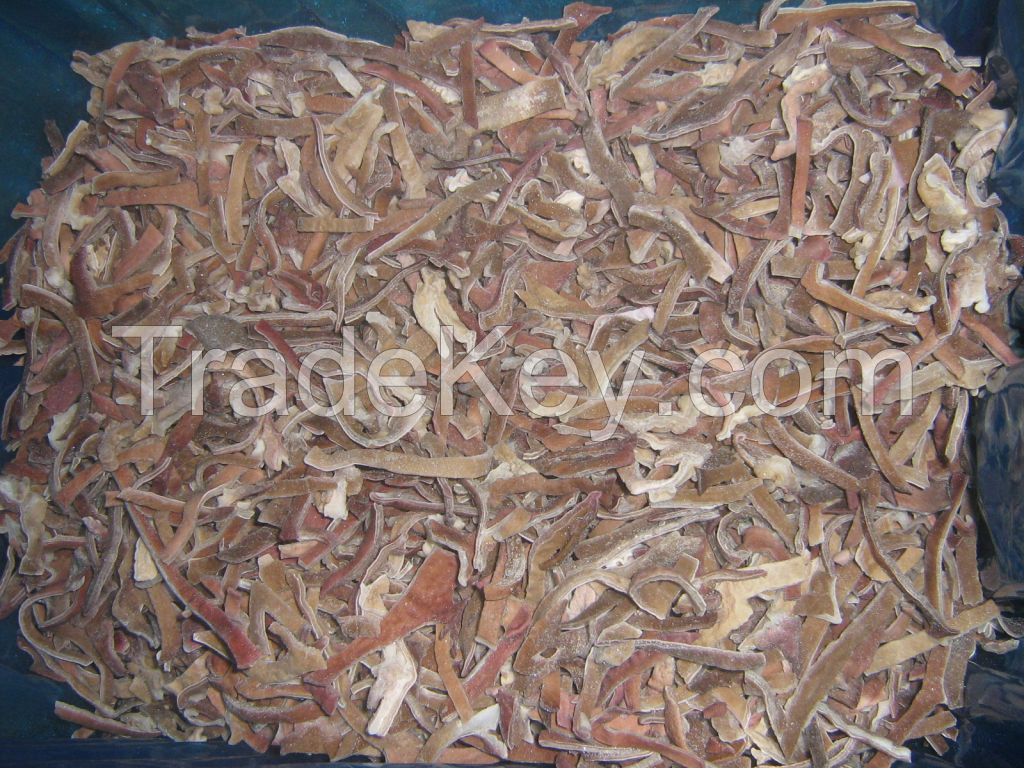 Frozen black fungus strips