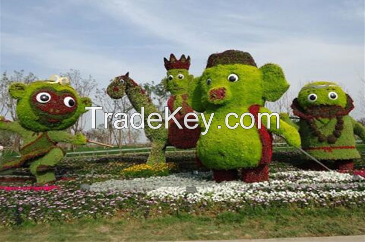 Artificial grass sculpture for decoration