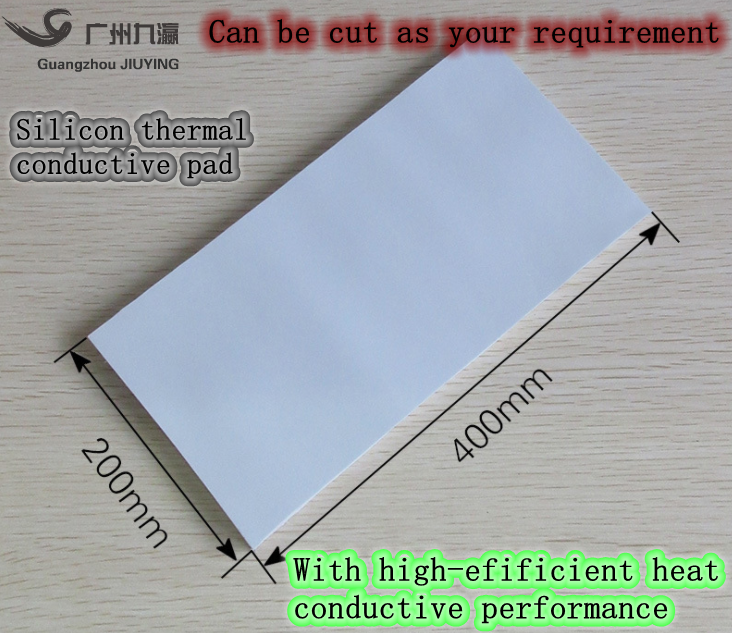 Silicone super thermal conductive pad 200*400*3.0mm 3w/m.k with or without adhesive