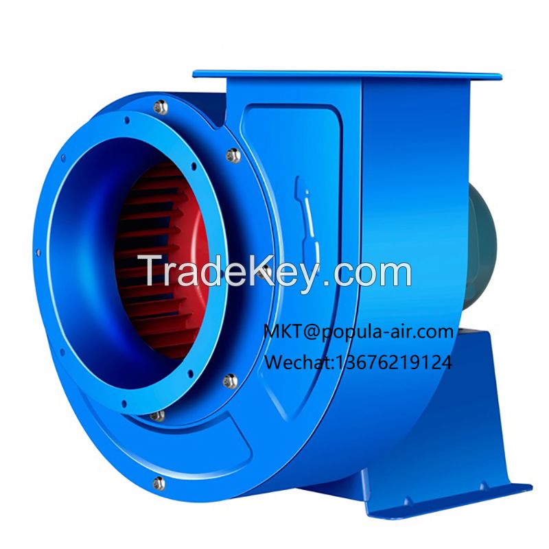 POPULA multi wing centrifugal fan CF A volute hotel restaurant smoke exhaust fan matching