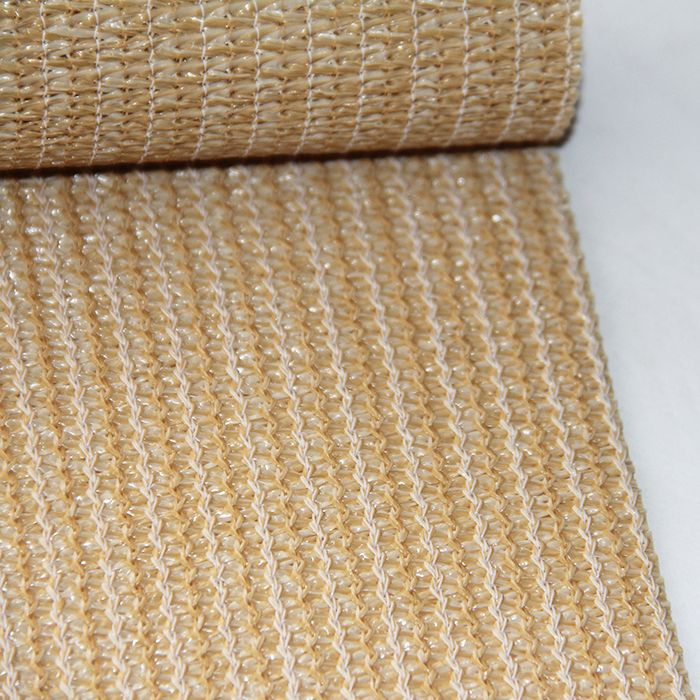 HDPE virgin 320g Garden house HDPE beige shade net /98% shade rate